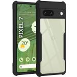 MULTRONICS Google Pixel 7 Transparent, Black Tpu, Pc Back Cover Case