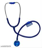AARAV CARE Super Frequency Stethoscope (Light Blue) [Useful For Doctors / Nurse / Students Castic Aluminium Chest Piece With Special Diaphragm Tunable