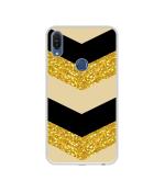 Casotec Black & Gold Design Printed Silicon Soft TPU Back Case Cover for Asus Zenfone Max Pro (M1) ZB601KL