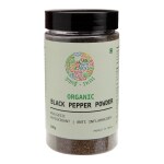 IKAI Organic Black Pepper Powder, Kali Mirch, Meghalaya Origin, Organic Spice, 100 gm