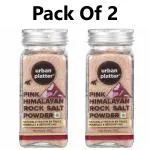 Urban Platter Pink Himalayan Rock Salt Powder, 125g [ Pack Of 2 ]