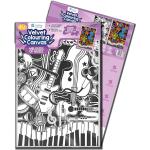 PEPPLAY VELVET COLOURING POSTERS - MELODIES OF MUSIC