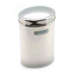 Coconut Oval Stainless Steel Canister with Lid 800 ml (E21)