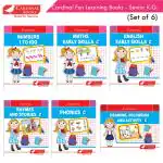 Cardinal Fun Learning Books Senior KG Books Set of 6|Number 1-100| Rhymes & Story| Phonic Book| English & Maths Skill Book| Drawing & Colouring Book for Kids Ages 5-6 Years