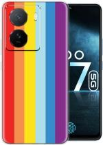 Fashionury Back Cover for iQOO Z7 5G (Multicolor, Grip Case, Silicon, Pack of: 1)