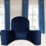 Dormyo Luxury Reading Pillow Bed backrest with Arms Microfibre Solid Lumbar Pillow Pack of 1