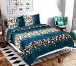 Spring Board Deluxe and Fabulous Class Double Bed Bedsheet with 2 Pillow Covers (SMB35)