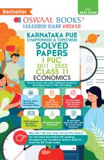 Oswaal Karnataka PUE Solved Papers I PUC Economics Book Chapterwise & Topicwise (For 2023 Exam)