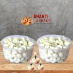 Bhakti2Shakti Cotton Ghee Wicks | Kapas Ghee batti for diya | 30 pieces Ghee diya | White | Ready to use pooja ghee batti | Pack of 2