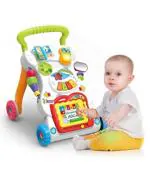 Zyamalox Little toys assorted plastic learning development baby walk trolley music toy