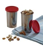 Signoraware Red Stainless Steel Containers 150Ml (Set Of 2)