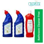 Crisplex Toilet Cleaner(Buy 2 Toilet Cler 1 Ltr.Get 1 Bathroom Cleaner 500ml free) Aquamarine Liquid Toilet Cleaner (3 x 833.33 ml)
