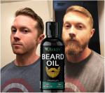 KURAIY Natural Organic Men Beard Growth Oil Beard Wax balm Hair Loss Products Leave-In Conditioner for Groomed Beard Growth 30ml