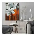 ARTE'VENUE WHITE ORCHID II framed wall art on Canvas 24 X 33 inch