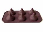 Buy Kunya Modak Shape 6 Cavity Silicone Chocolate Mould for Ganesh ...