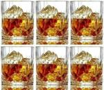 Verphx Clear Glass Whiskey Glasses Set - 350 Ml (Pack Of 6)