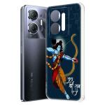 Fashionury Back Cover Case Designer Flexible Soft Back Case Cover for Infinix HOT 30 5G -D2094