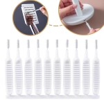 MMAK Shower Nozzle Cleaning Brush Shower Head Cleaning Tools Keyboard Mobile Speakers Brush- 10Pcs