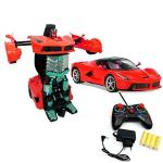 DOMENICO Rechargeable Remote Controlled Converting Car to Robot 12 x 10 x 4 cm 3 Years and up