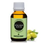 Earth N Pure Extra Virgin Olive Oil ( Jaitun Oil ) 100% Cold-Pressed, Pure, Natural, Unrefined, Therapeutic Grade Carrier Oil - (50 Ml)