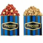 Popcorn & Company Festive Gift Combo Pack of 2 Tins (Caramel Krisp -130 Gm & Red Velvet Popcorn -130 Gm) - 260 GM