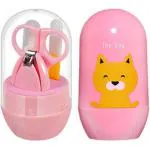 Chinmay Kids Baby, Infant and Toddler Grooming Nail Cutter Kit with Scissors/Baby Nail Clipper Safety Cutter & Manicure Pedicure Care Kit (Pink)