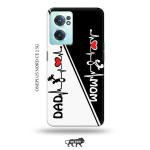 Tweakymod Printed Mom Dad Back Cover For OnePlus Nord CE 2