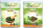 Erbzenerg FMCG Combo Spirulina Powder and Tulsi Powder Energy booster100 g Pack of 2