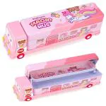 SAMVARDHAN Pencil Box for Girls - School Bus Stationary case for Kids Girls Pack of 1 pc