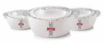 TWIN BIRDS Flora Insulated Casserole 3 Pcs set (800, 1200 & 1700) Hot Box