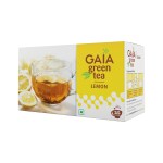 Gaia Green Lemon Tea , 25 Bags (Pack of 2)