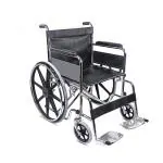 KosmoCare Dura Heavy Duty Foldable Wheelchair for Heavy Patients (Regular)