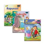 BOOKFORD Fairy Tales For Kids (Set Of 3) - Rapunzel , Cinderella And Goldilocks BookFord Publications