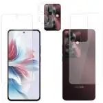 Vatsin Front & Back Screen Guard and Camera Lens Protector [9H]Combo (Not Tempered Glass) For Oppo F25 Pro