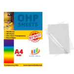 Excel India: Transparent Clear Plastic sheets - OHP A4 - 100 Microns - Pack of 100 sheets