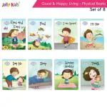Jolly Kids Good And Happy Living The Physical Way Short Stories Books Paperback 128 Pages by Jolly Kids (Set of 8)