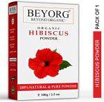 BEYORG Paraben Free Hibiscus Flower Powder for Anti Acne and Ageing - 100 g