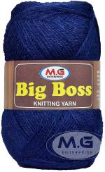 M.G Enterprise Wool Yarn, Chirag dos Navy 600 Grams.