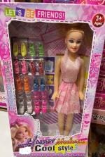 JGG JAIN GIFT GALLERY Modern Fashion Doll Set with Accessories Playset Dolls for Kids Girls Doll House Set for Girls Fashion Movable Doll Set for Girls.