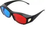 RV7 Anaglyph 3D Video Glasses (Red and Blue)