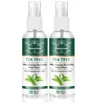 Esawood Tea Tree Facial Toner with Glycolic acid and Green tea for Glowing Skin - Men & Women (200 ml)