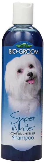 Bio-groom Super White Coat Brightening Shampoo For Dogs 355 ml