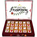 Expelite Chocolates For Anniversary Gifts -24 pc Marriage Anniversary Gift For Couple Bars (450 g)