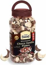Swad Breakfast Cereal Wholegrain Choco Vanilla Flakes ( Duet High Fibre Wheat Choco) Jar 350g