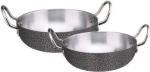 Carnival Silver Aluminium Kadhai Set