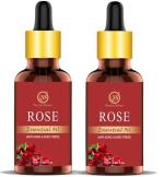 Nuerma Science Rose Essential Oil (For Aromatherphy & Massage) (Pack of 2)