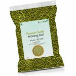 Green Whisper Vacuum Packed | Fresh and Natural 100% Organic Green Moong Whole/sabut/saboot (2 Kg) 2 Kilograms Pack of 1