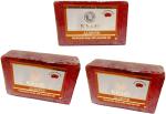 Khadi Herbal Natural Pure Sandal Glycerine Soap, 125 Gm Each (Pack Of 3)