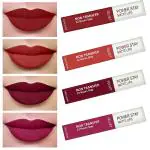 Perpaa Apple Red, Flirty Red, Cherry Red, Pink Prom Liquid Matte Lipstick (Pack Of 4)