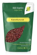 B&B Organics Karunkuruvai Red Rice (500 g) (Karunguruvai Rice | Karunguruvai Arisi | Traditional Red Rice | Handpounded Red Rice | Red Chawal | Lal Chawal)